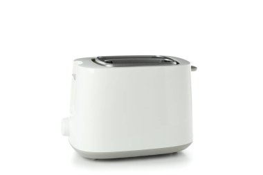 Beyaz arkaplanda izole edilmiş ekmek kızartma makinesi