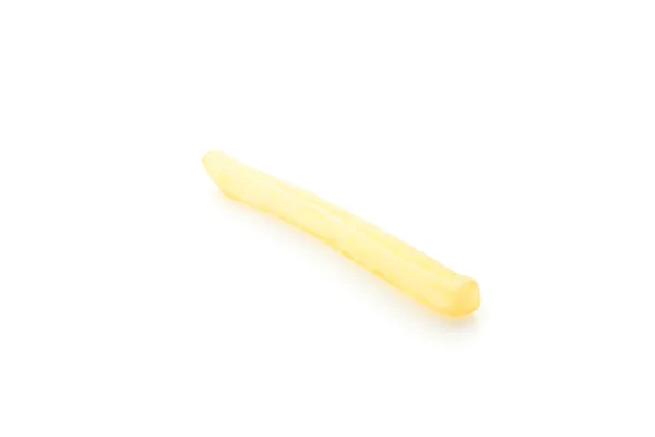 Slice of hot french fries isolated on white background — Stock Photo, Image