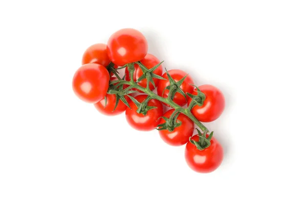 Отделение красных помидоров изолированы на белом фоне — стоковое фото