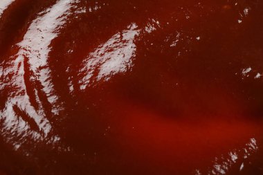 Barbekü sosu desenli arka plan, üst manzara, yakın çekim. Bunun için boşluk
