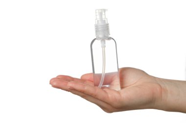 Elinde antiseptik antibakteriyel dezenfektan var.