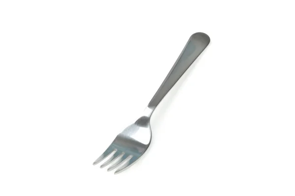 Fork isolated on white background. Kitchen, serving — 스톡 사진