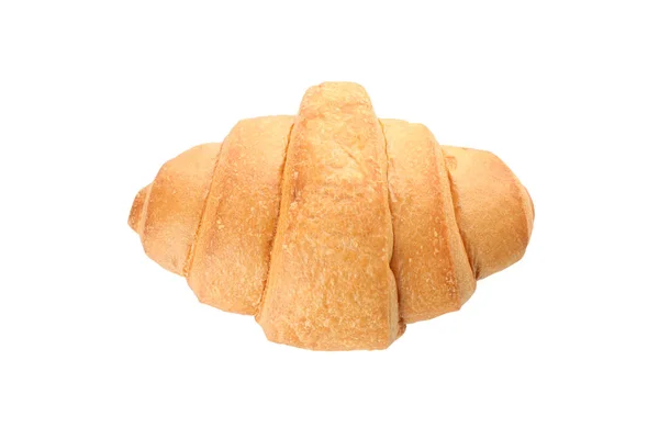 Versgebakken croissant geïsoleerd op witte achtergrond — Stockfoto