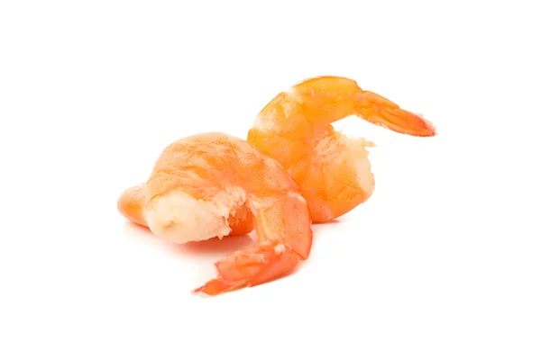 Delicious shrimps isolated on white background. Seafood — 스톡 사진