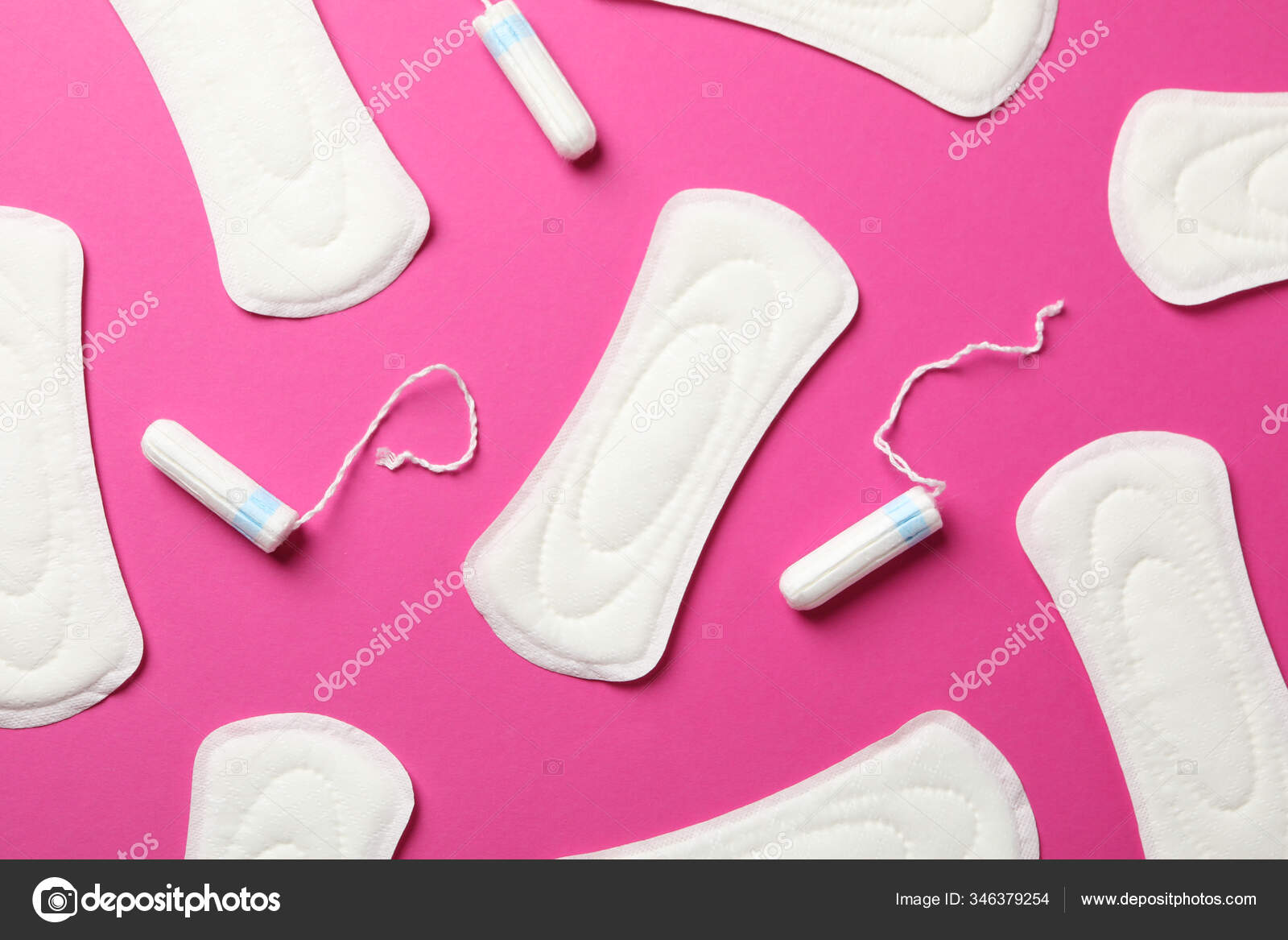 sanitary pads and tampons