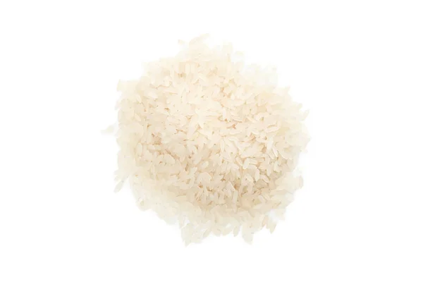 Kupie Ryżu Białym Tle — Zdjęcie stockowe