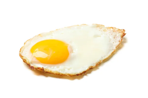 Delicious Fried Egg Isolated White Background — Stock Photo, Image