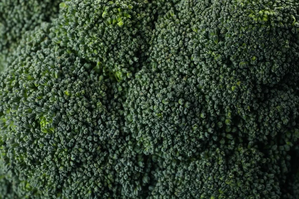 Broccoli Hele Achtergrond Macro Verse Groenten — Stockfoto