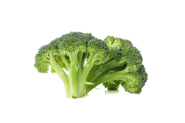 Broccoli Isolated White Background Fresh Vegetable — Stock Photo, Image