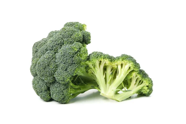 Broccoli Isolated White Background Fresh Vegetable — Stock Photo, Image