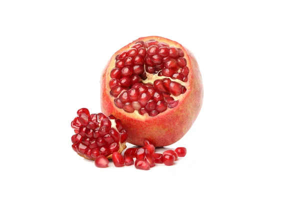 Pomegranate Isolated White Background — Stock Photo, Image