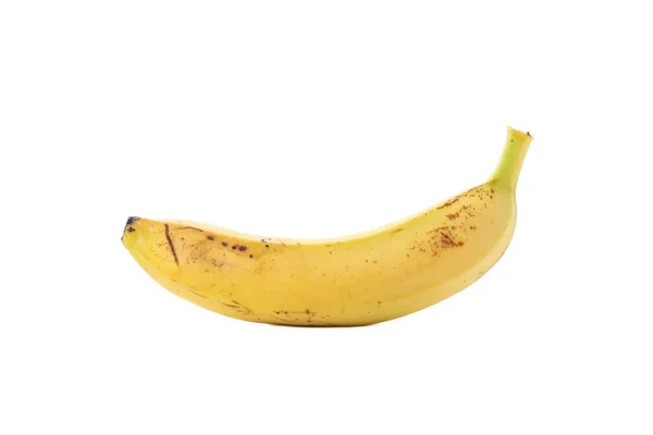 Скупчення Бананів Ізольоване Білому Тлі Свіжі Фрукти — стокове фото