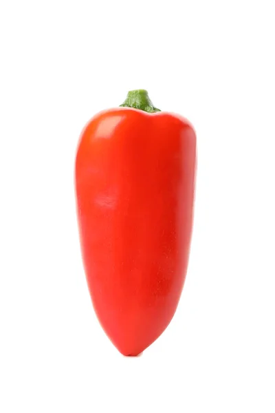 Verse Smakelijke Peper Geïsoleerd Witte Achtergrond — Stockfoto