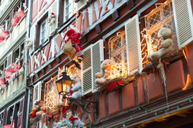 Noel dekorasyon oyuncak ayı Strasbourg ile