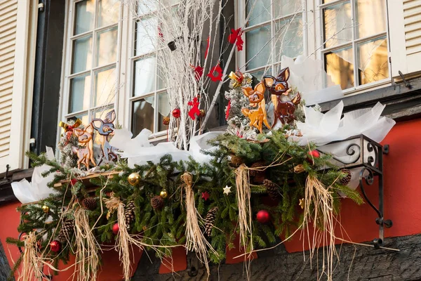 Karácsonyi dekoráció Strasbourgban — Stock Fotó