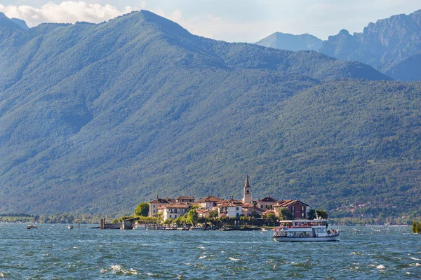 Lago Maggiore Fischerinsel, stress italien — Stockfoto