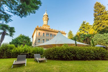 Lüks Villa Crespi Orta San Giulio, Lake Orta, Piedmont İtalya