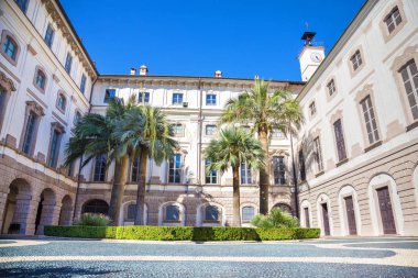 Bella ada veya Isola Bella Maggiore sarayının Rönesans ile 