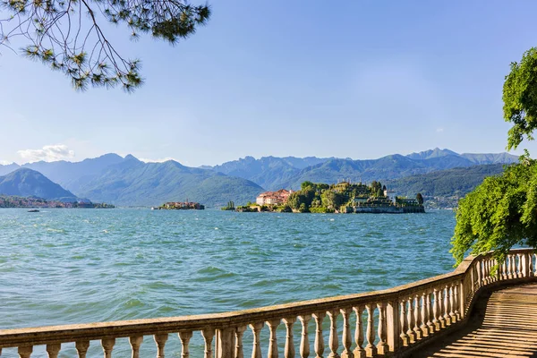 Isla Bella Maggiore Lago — Foto de Stock