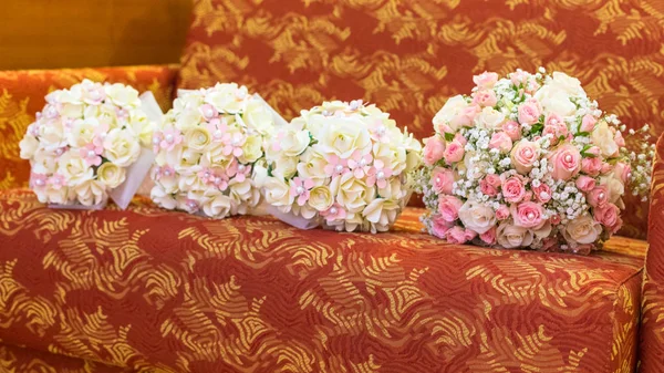 Bridesmaids wedding bouquet — Stock Photo, Image