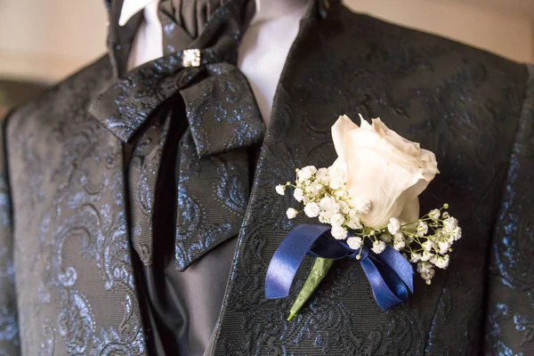 Boutonniere, Szmoking — Stock Fotó