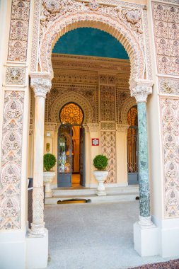 Lake Orta, Piedmont İtalya 19 Temmuz 2016. Otel lüks iç