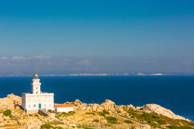 Deniz feneri Capo Testa, Sardunya, İtalya