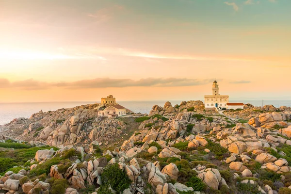 Deniz feneri Capo Testa, Sardunya, İtalya