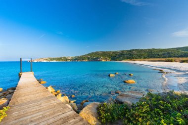 Sardunya Plajı, Marmorata, Santa Teresa, İtalya.