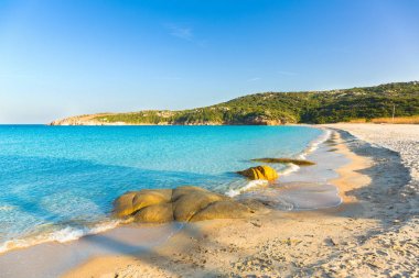Sardunya Plajı, Marmorata, Santa Teresa, İtalya.