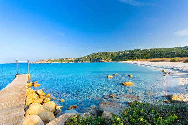 Sardinien strand, marmorata, santa teresa, italien. — Stockfoto