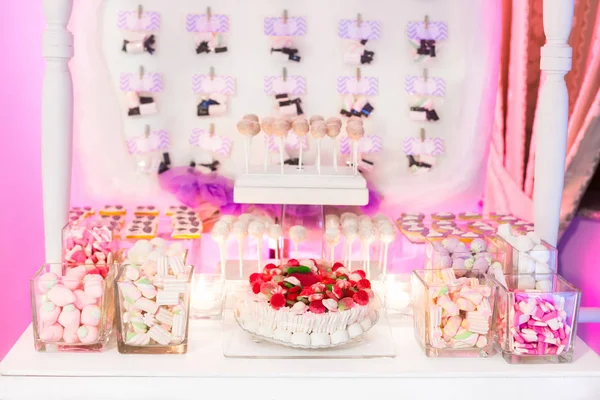 Candy Bar e buffet de doces — Fotografia de Stock