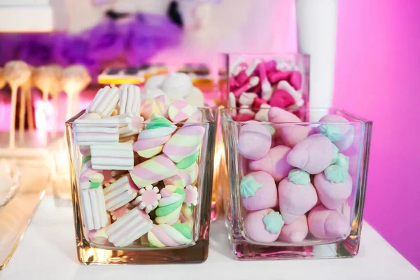 Candy Bar i bufet słodki — Zdjęcie stockowe