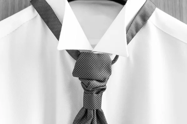 White shirt and tie — Stock Photo, Image