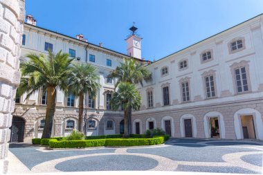 Lake Maggiore, ada Bella, Borromeo Sarayı; Stresa. İtalya