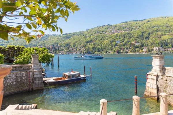 Lago Maggiore, ön Bella, Stresa Italien — Stockfoto