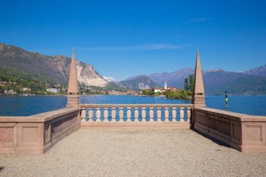 Lake Maggiore, balıkçı Adası, Stresa İtalya