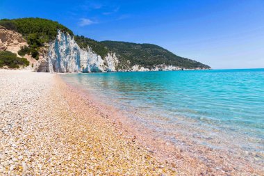 Plaj Vignanotica, sahil Gargano Apulia, İtalya