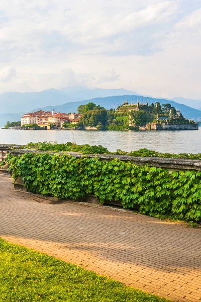 Lago Maggiore Bella Borromeo Palatset Stresa Italien — Stockfoto