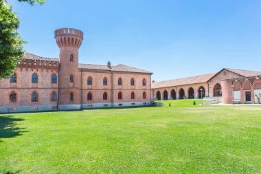 Pollenzo kale Piedmont İtalya.