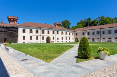 Pollenzo kale Piedmont İtalya.