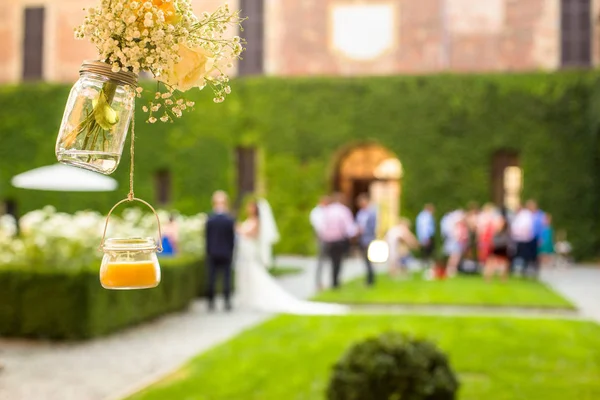 Wedding reception outdoor — Stock fotografie