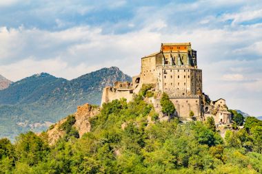Sacra Saint Michael, Piedmont, Torino, İtalya.