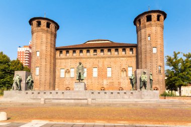 Castle square Turin, Piedmont, İtalya