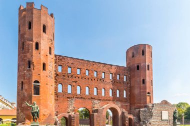 Porta Palatina, Turin, Piedmont, İtalya