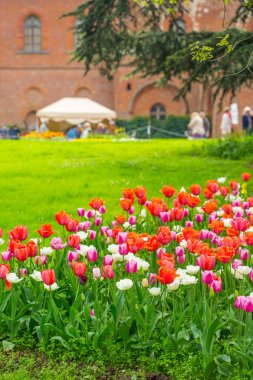 Turin, Piedmont, İtalya, 25 Nisan 2013. Castle Pralormo, İtalya