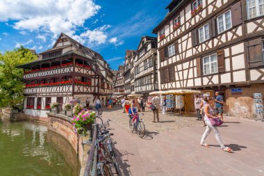 22 Haziran 2012. Petite France bölgesi, Strasbourg, Fransa