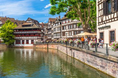 22 Haziran 2012. Petite France bölgesi, Strasbourg, Fransa