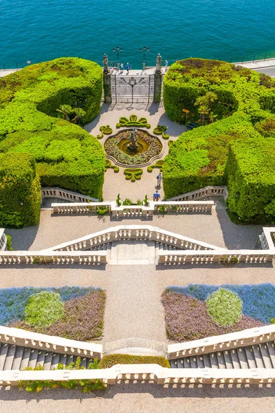 Villa Carlotta a Tremezzo sul lago di Como . — Foto Stock