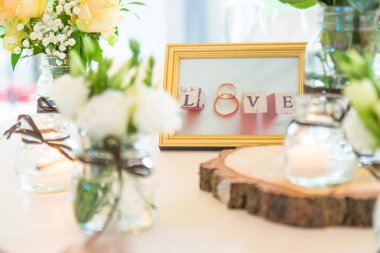 Aşk bir düğün için kayıt